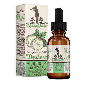 Essentials by Savage Cucumber Mint Full Spectrum CBD Oil Tincture