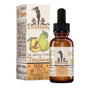 Essentials by Savage Peach & Pear Full Spectrum CBD Oil Tincture 1500mg