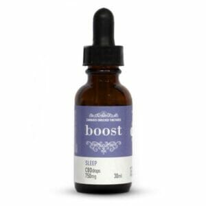 chilliwack boost cbd isolate sleep spearmint and orange tincture 750mg