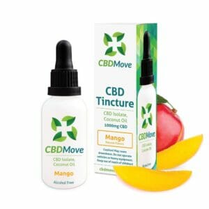 chilliwack cbdmove mango tincture cbd isolate 1000mg