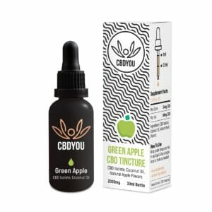 chilliwack cbdyou green apple tincture cbd isolate 2000mg
