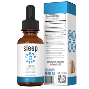terra vita full spectrum cbd tincture sleep caramel vanilla ice cream 500mg